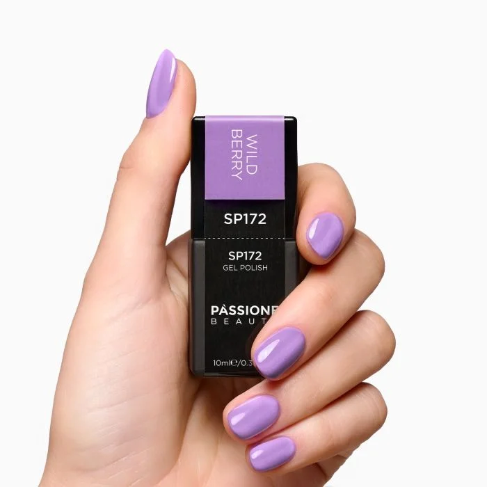 Gel Nail Polish GP172 Wild Berry  - Fluorescent Pastel Lilac Gel Polish - detail 1