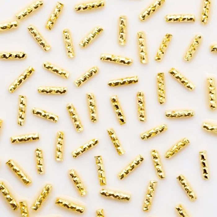Sweet Gold - Nail Deco - Nail Deco en métal pour ongles, couleur dorée - détail 1