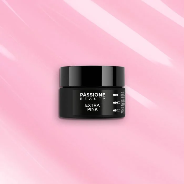 Extra Pink 15 ml - Gel de construction auto-égalisant rose vif laiteux - détail 5