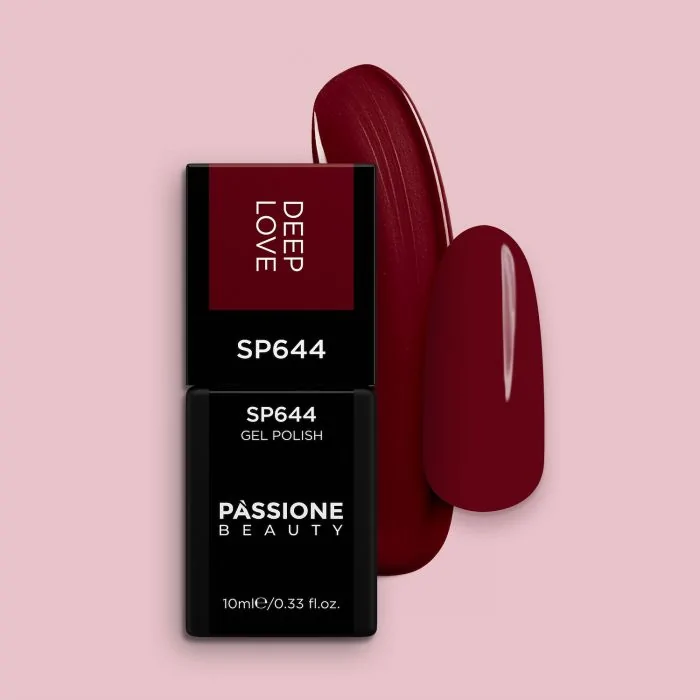 Vernis semi-permanent SP644 Deep Love - Vernis semi-permanent rouge bordeaux