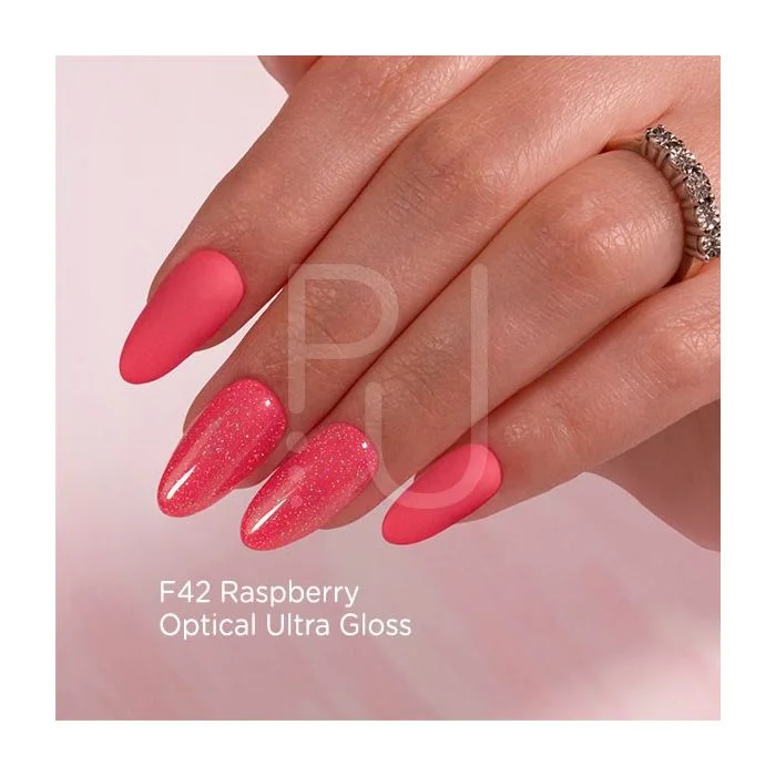 Gel colour F42 Raspberry - Warm BrightPink Self-sealing UV Gel Colour - detail 2
