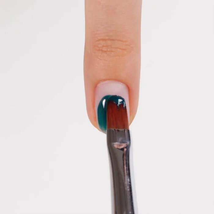 Aplicación de Gel Color F71 Bottle Green