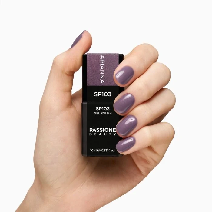 Gel Nail Polish GP103 Arianna - Lilac pink Gel Polish - detail 2