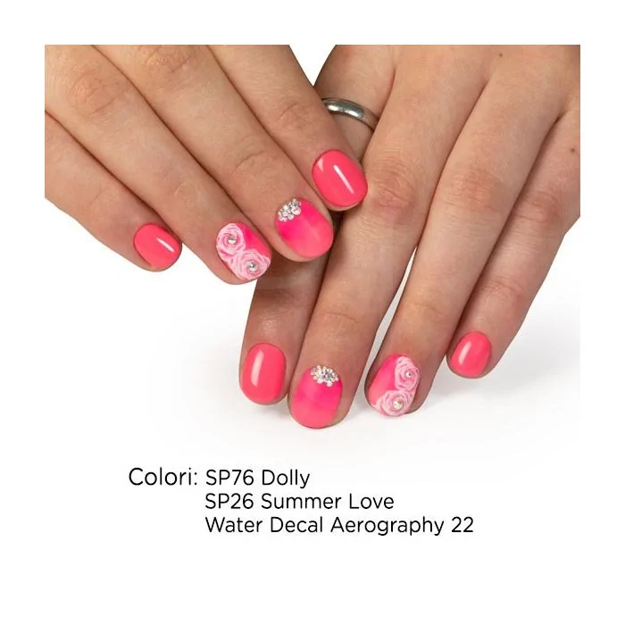 Gel Nail Polish GP76 Dolly  - Coral Orange Gel Polish  - detail 1