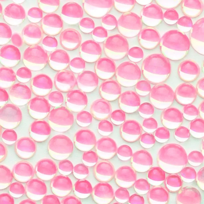 Fuchsia Drop Gems - Strass pour ongles, couleur fuchsia irisé - détail 1