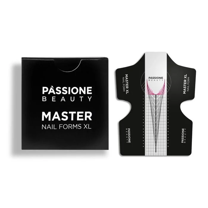 Box Master Nail Form Pro XL 100 pzas - Master Nail Form en aluminio para uso profesional