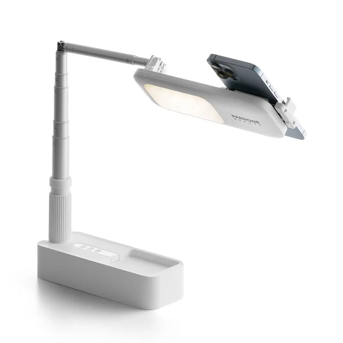 Insta-Nail - Soporte para smartphone con doble iluminación LED