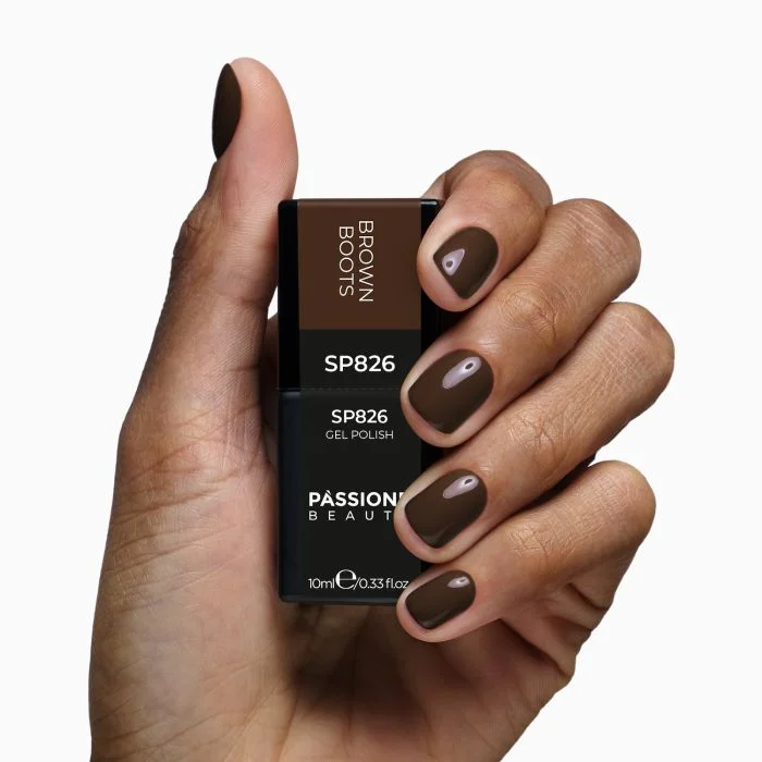 Vernis semi-permanent SP826 Brown Boots - Vernis semi-permanent marron - détail 3