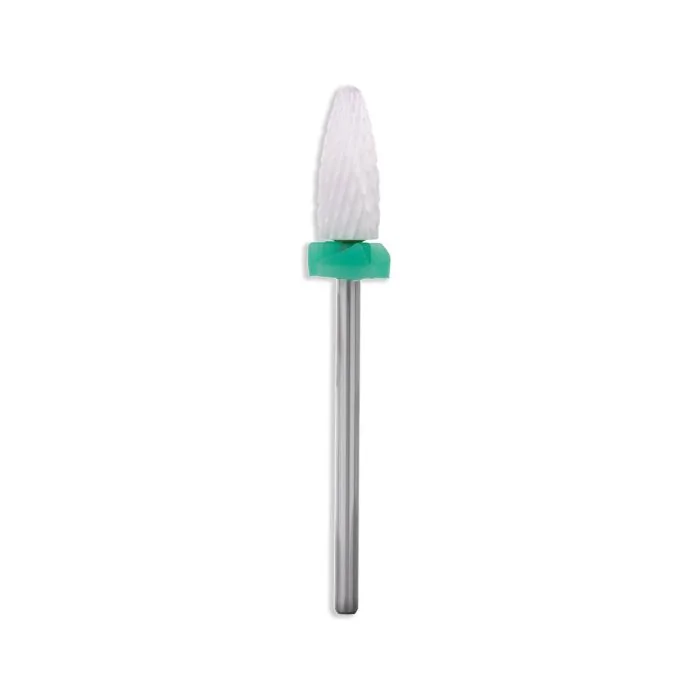 Fresa Cerámica Flame White - Fresa para retirado de gel, alta abrasión