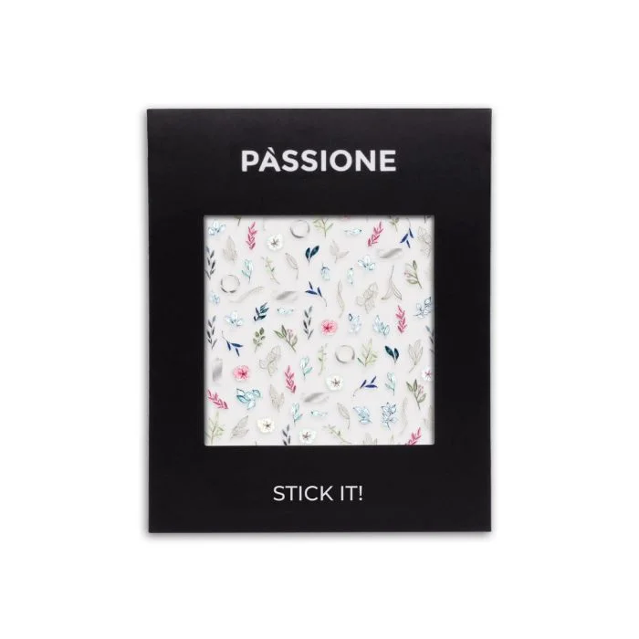 Graceful - Stickers - Pink and silver Nail stickers