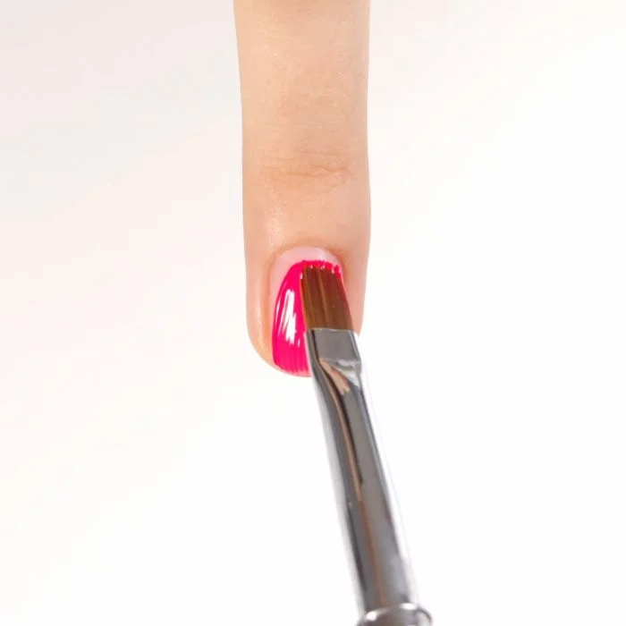Applicazione di Gel Color C29 Pink Fluo