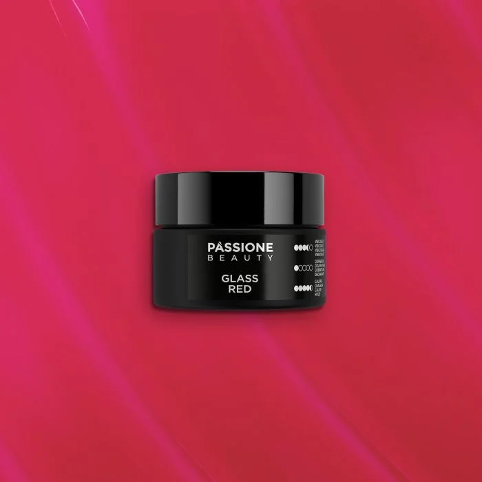 Glass Red 15 ml - Gel costruttore autolivellante rosso trasparente - dettaglio 5