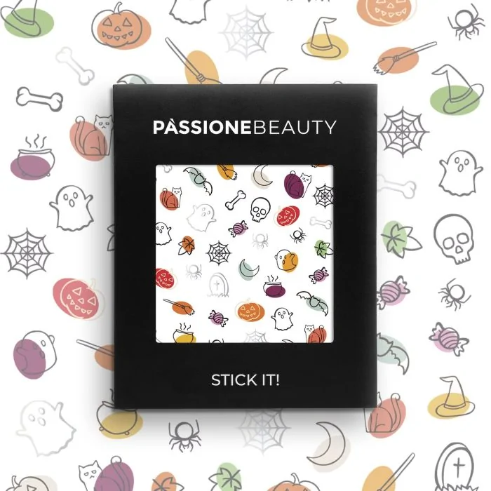 Creepy - Stickers - Colourful Halloween-themed nail art sticker