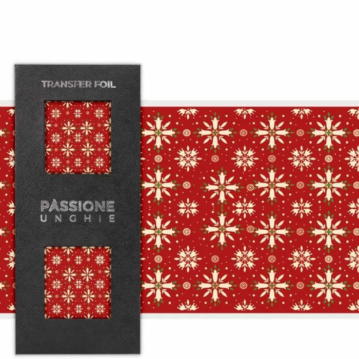 Christmas Star - Transfer Foil - Transfer foil para nail art, tema navideño