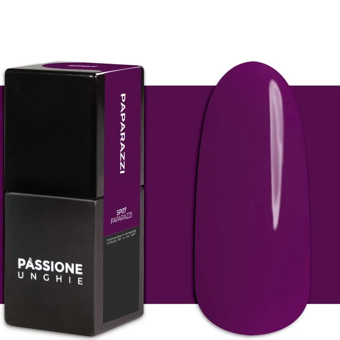 Gel Nail Polish GP07 Paparazzi - Deep purple Self-Sealing Gel Polish