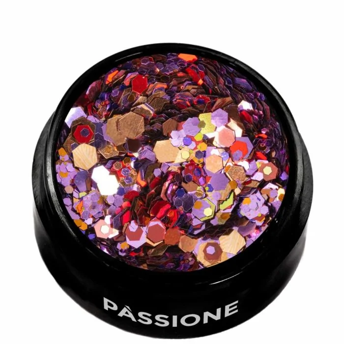 Festival Glitter Mix - Glitter Mix for nail art in sparkling, holographic colours - detail 1