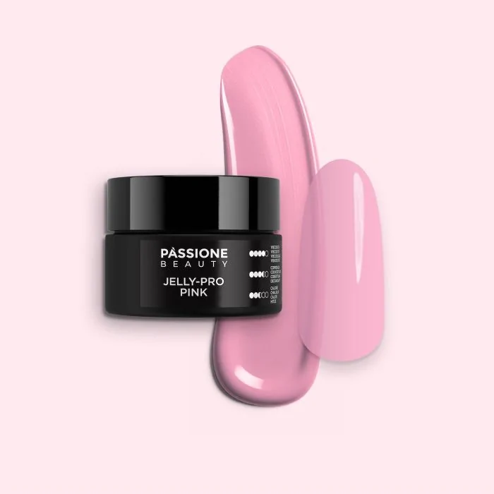JELLY-PRO Pink 15 ml - Thixotropic Bright Pink Builder Gel