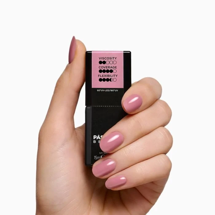 HD Base Pink 15 ml - Base Rubber Semipermanente Rosa scuro - dettaglio 3