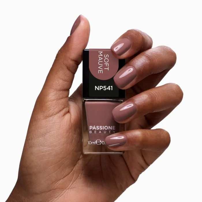 Nail Lacquer NP541 Soft Mauve - Brownish Mauve Nail Lacquer - detail 3