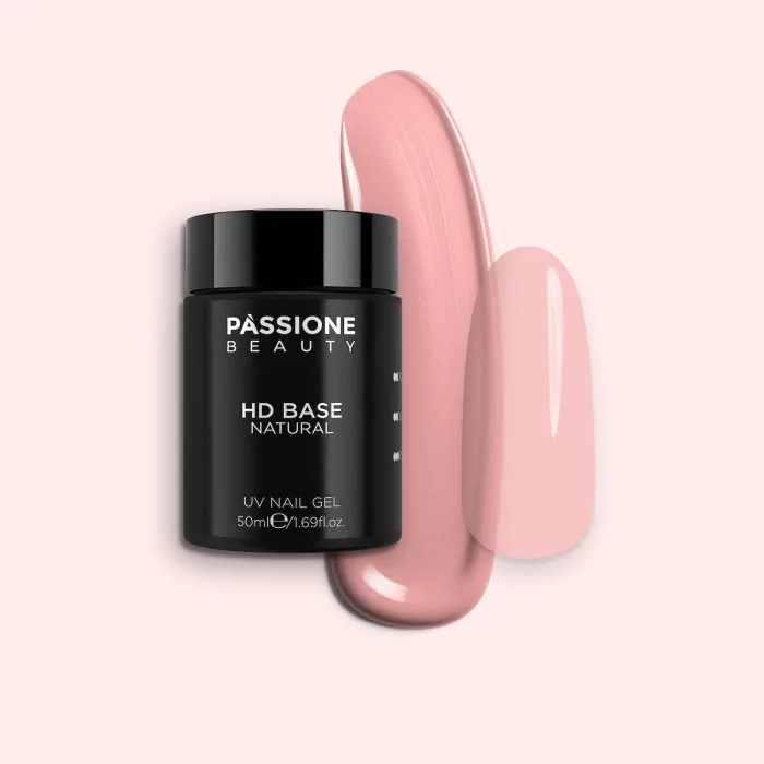 HD Base Natural 50 ml - Base Rubber Semipermanente Nude 50 ml