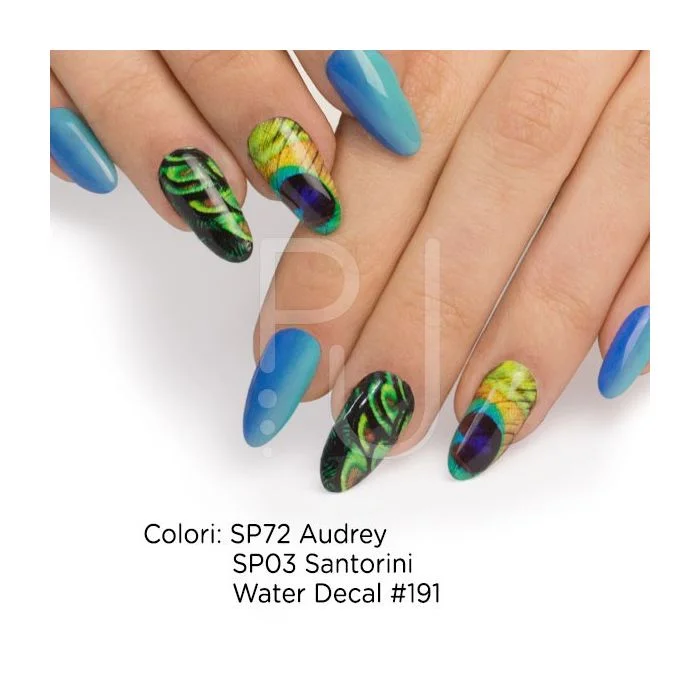 Gel Nail Polish GP72 Audrey  - Dark Aquamarine Gel Polish - detail 2