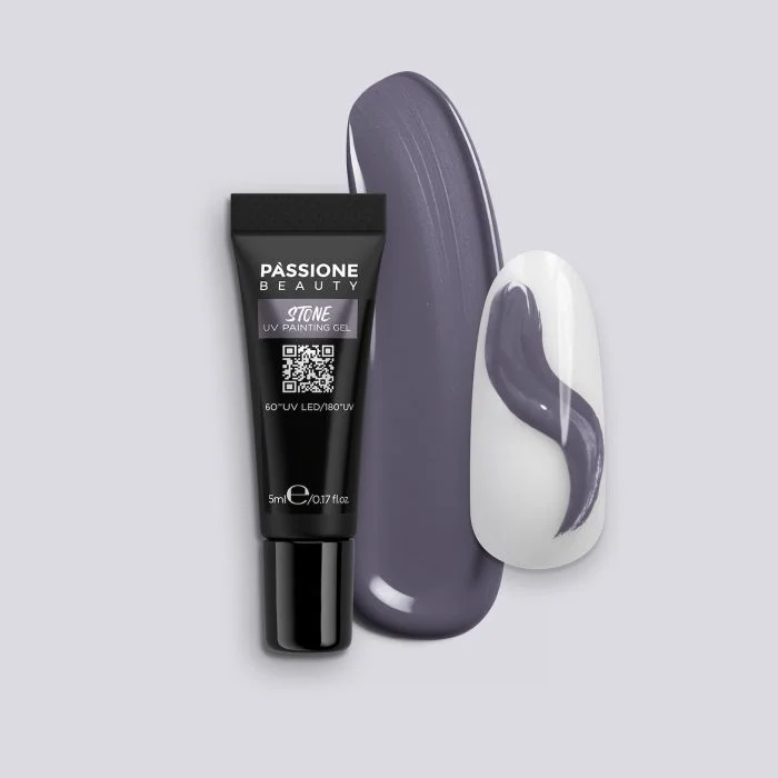 Stone UV Painting Gel - Stone UV Gel Paint Dark Grey