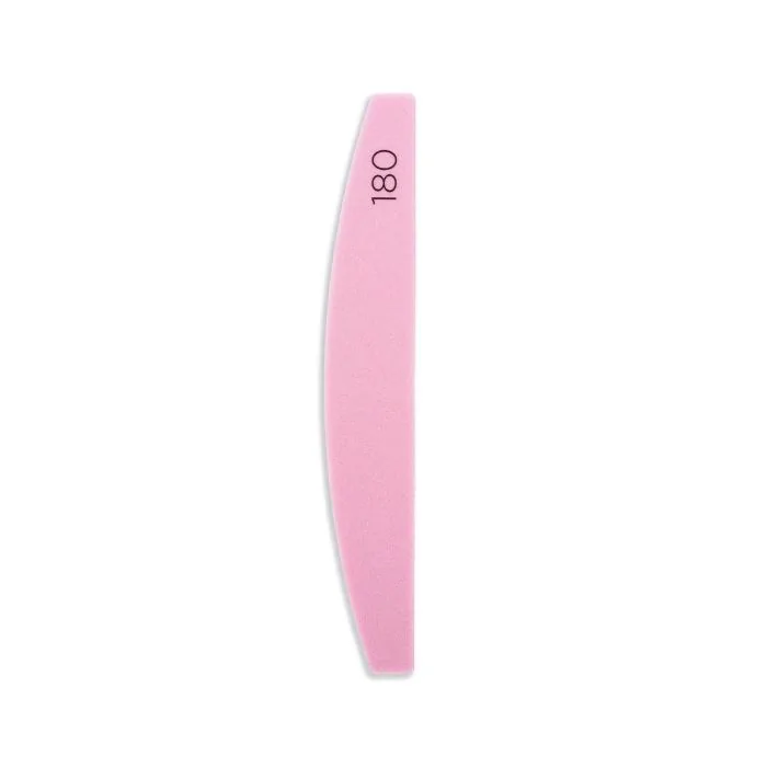 Buffer ongles Boomerang rose - Lime à ongles buffer rose - détail 1