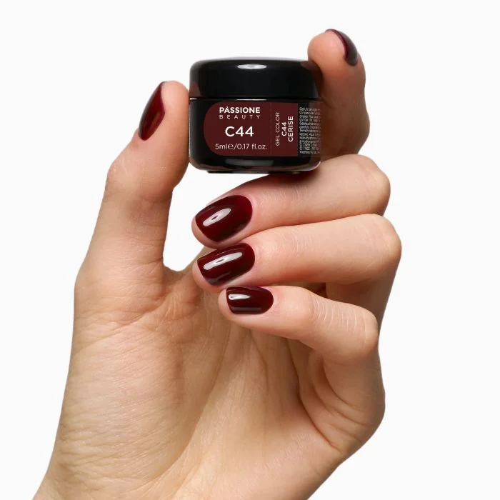 Gel Color C44 Cerise - Gel color rojo cereza-bordeos - detalle 2