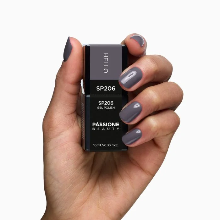 Gel Nail Polish GP206 Hello  - Grey Gel Polish - detail 3
