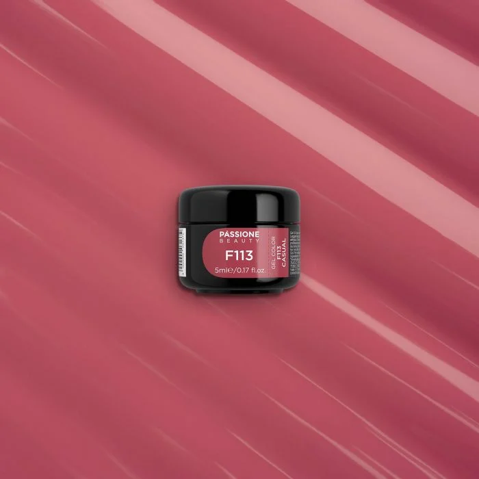 Gel Couleur F113 Casual - Gel couleur auto-scellant brique rosée - détail 2