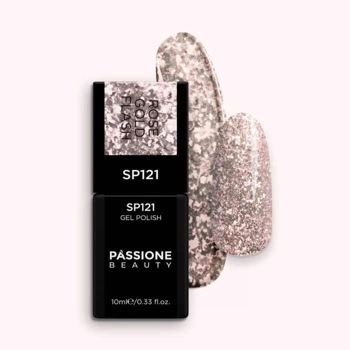 Gel Nail Polish GP121 Gold Pink Flash 