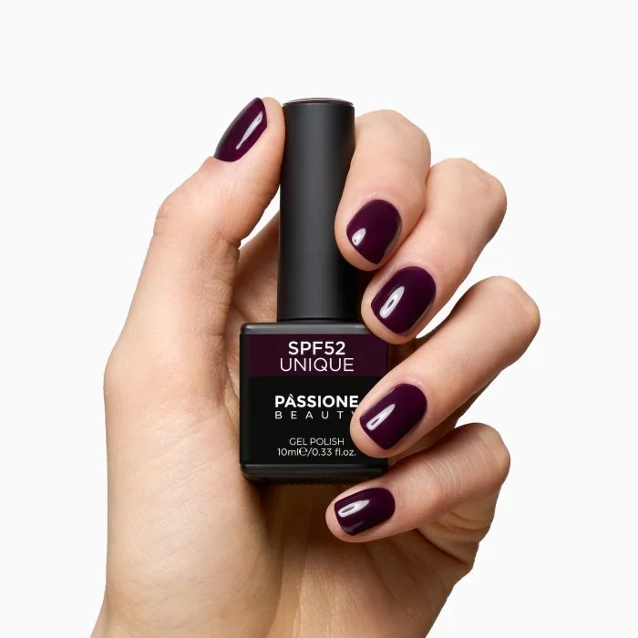 Vernis semi-permanent VSF52 Unique - Vernis semi-permanent bourgogne/bordeaux pigmenté - détail 2