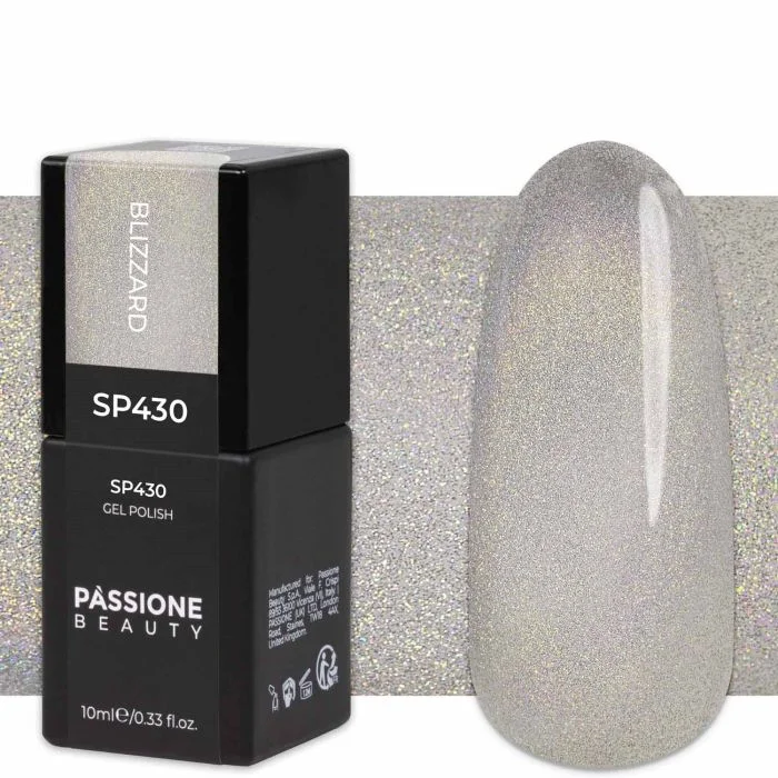 Gel Nail Polish SP430 Blizzard - Light Silver Grey Cat’s Eyes Gel Polish
