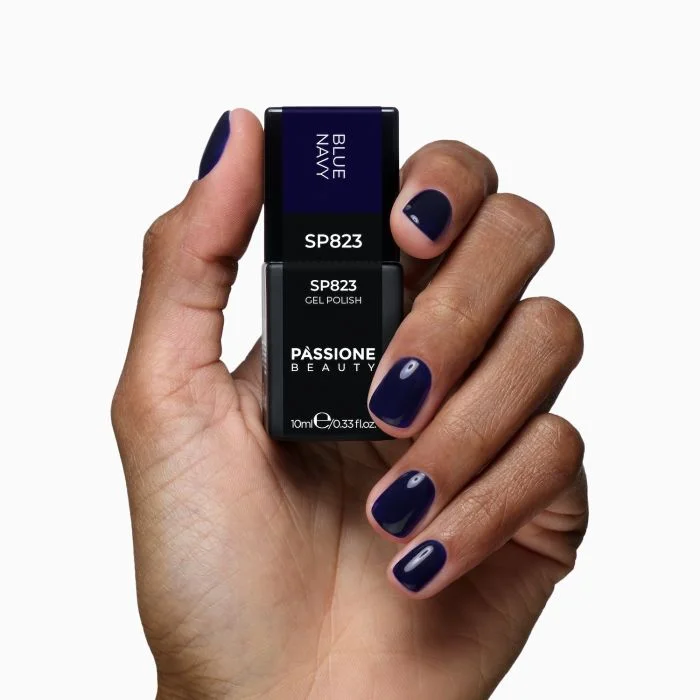 Vernis semi-permanent SP823 Blue Navy - Vernis semi-permanent bleu foncé - détail 3