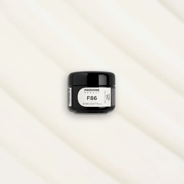 Gel Couleur F86 Milk - Gel couleur auto-scellant blanc lait - détail 3
