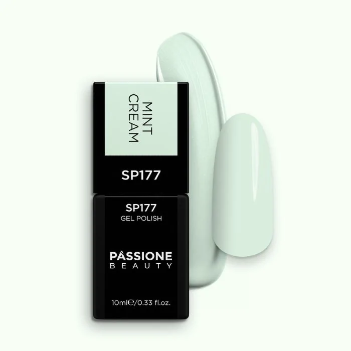 Smalto semipermanente SP177 Mint Cream - Colore semipermanente latte e menta pastello