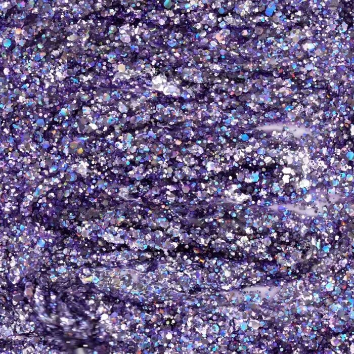 Application of Gel Nail Polish SP334 Violet Starlight