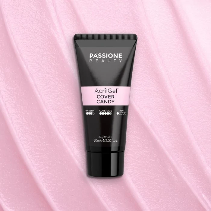 AcrilGel® Cover Candy 60 ml - Gel acrílico rosa claro frío y cubriente - detalle 3