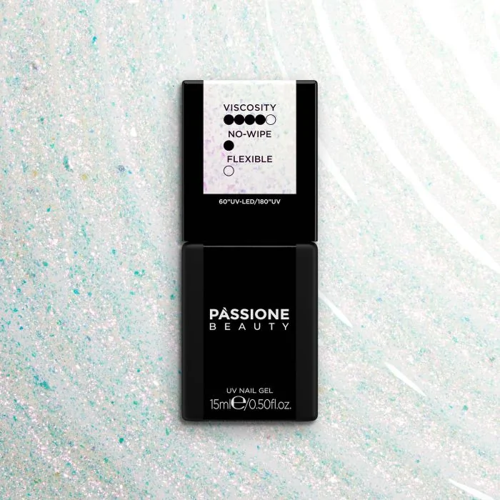 Holo Glitter Gloss 15 ml - Top coat sans dispersion à effet holographique - détail 2