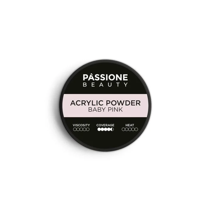 Baby Pink Acrylic Powder  - Warm light pink acrylic nail sculpting powder - detail 3