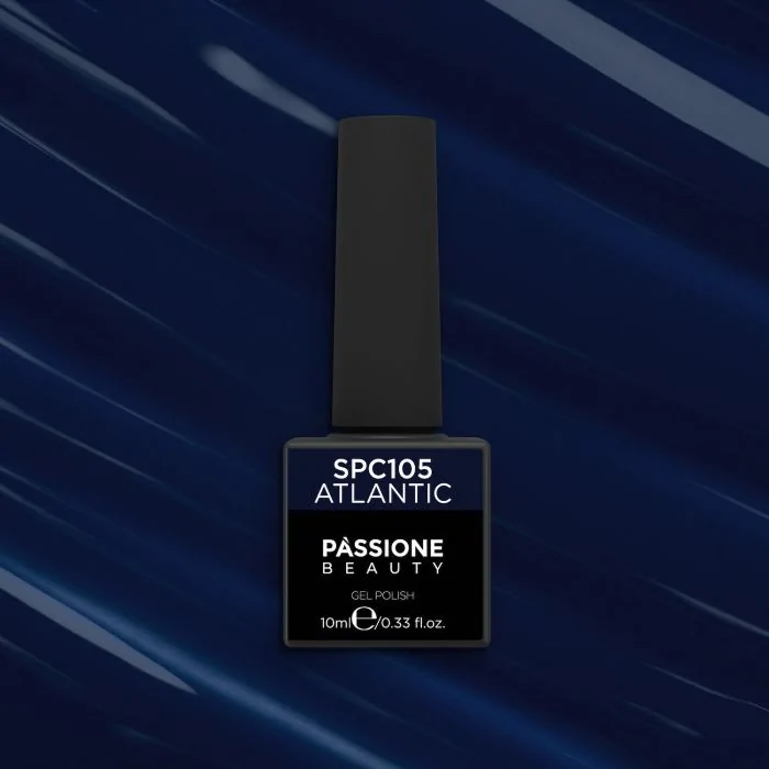 Esmalte Semipermanente SPC105 Atlantic - Esmalte semipermanente EPC105 Atlantic azul intenso - detalle 2