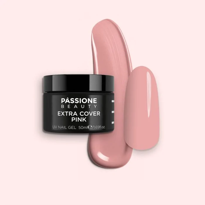 Extra Cover Pink 50 ml - Gel de construction tissotropique rose naturel à haute viscosité