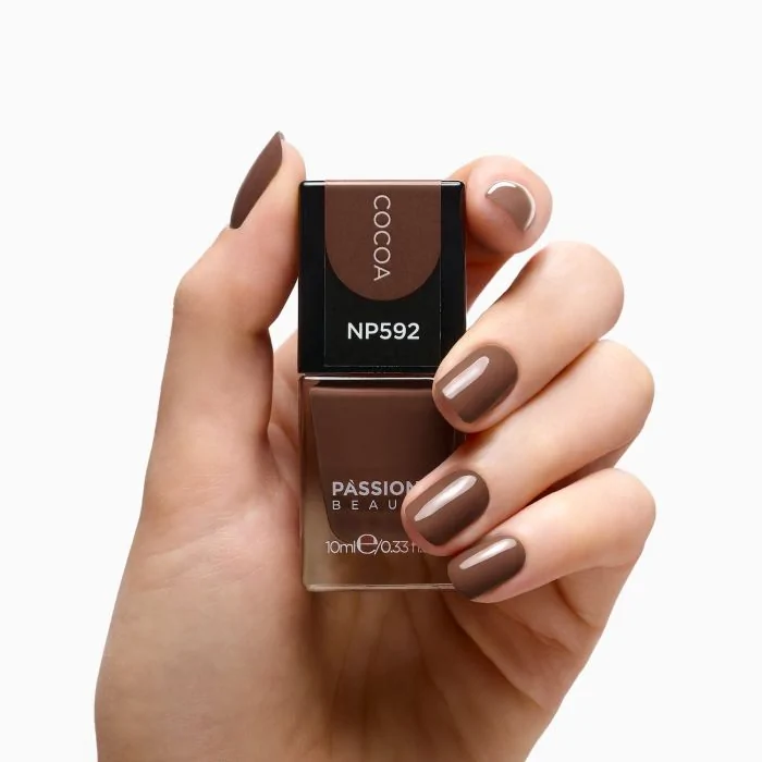 Nagellack NP592 Cocoa - Brauner Nagellack - Detail 3