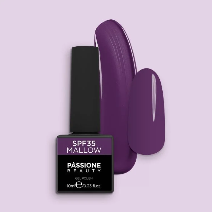 Esmalte Semipermanente EPF35 Mallow - Esmalte semipermanente EPF35 Malva, Violeta Suave, Tonos Malva