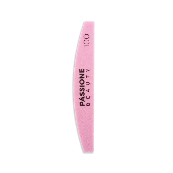 Buffer ongles Boomerang rose - Lime à ongles buffer rose