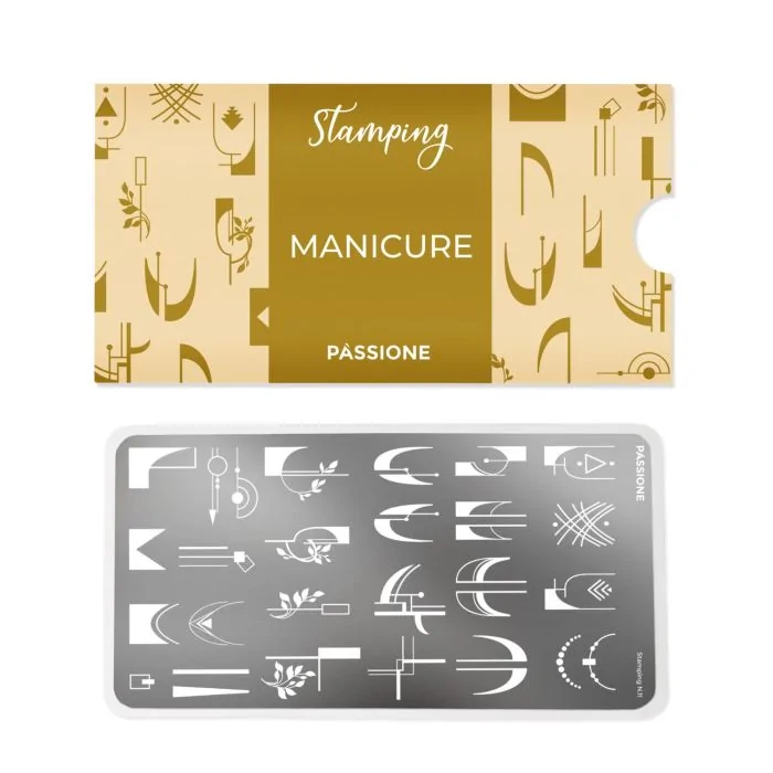 Manicure - Stamping Plate - Stamping plate for French manicure - detail 1