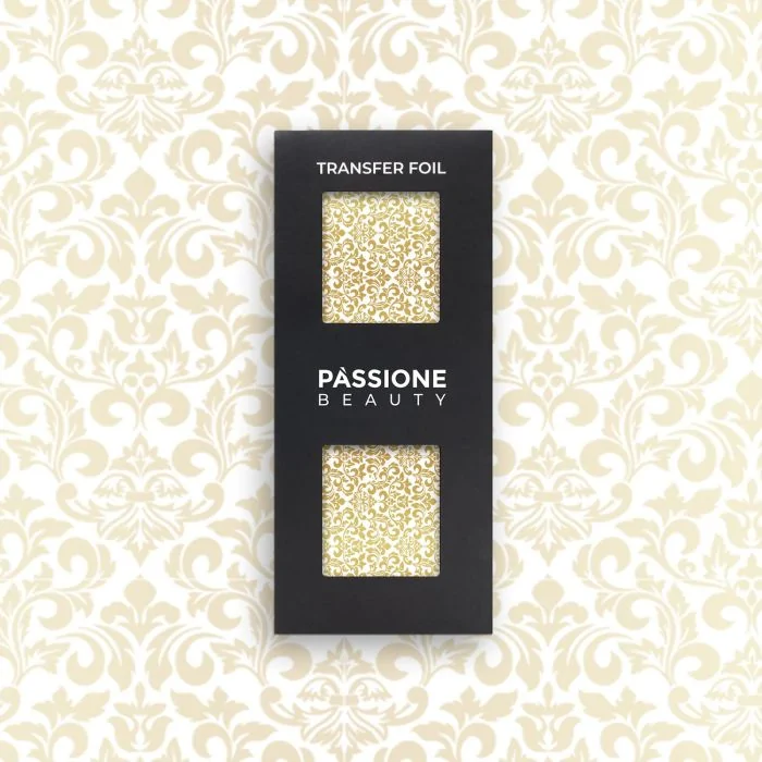Gold Baroque - Transfer Foil - Transfer Foil para uñas con textura barroca