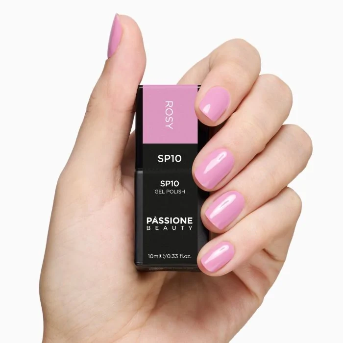 UV-Nagellack  SP10 Rosy - Rosé selbstversiegelnder UV-Nagellack - Detail 3