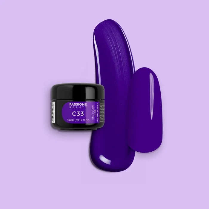 Farbgel C33 Infinite Purple - Farbgel in Violett Amethyst