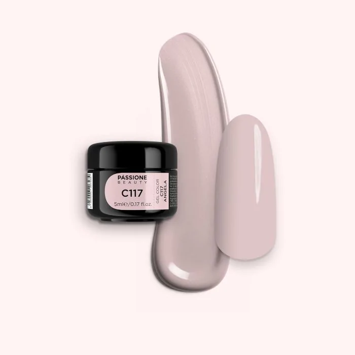 Farbgel C117 Angela - Farbgel in pastelligem Beige Rosa